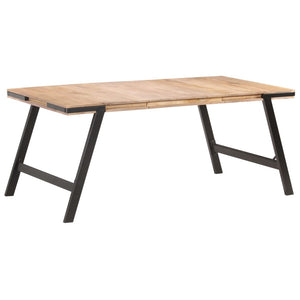 Τραπεζαρία 180 x 90 x 76 εκ. από Μασίφ Ξύλο Μάνγκο - PAKOBAZAAR
