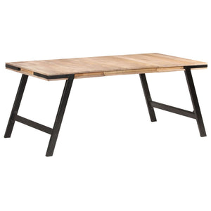 Τραπεζαρία 180 x 90 x 76 εκ. από Μασίφ Ξύλο Μάνγκο - PAKOBAZAAR