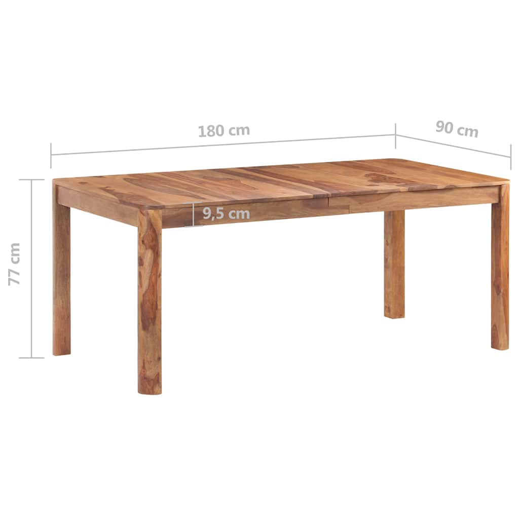 Τραπεζαρία 180 x 90 x 77 εκ. από Μασίφ Ξύλο Ακακίας