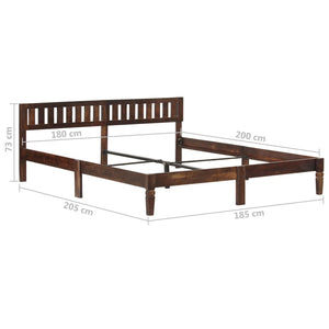 Πλαίσιο Κρεβατιού 180 εκ. από Μασίφ Ξύλο Μάνγκο