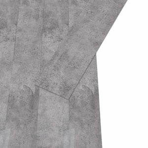 Πλάκες Δαπέδου 36 pcs Καφέ Τσιμέντο 5,02 m² PVC - Pakobazaar