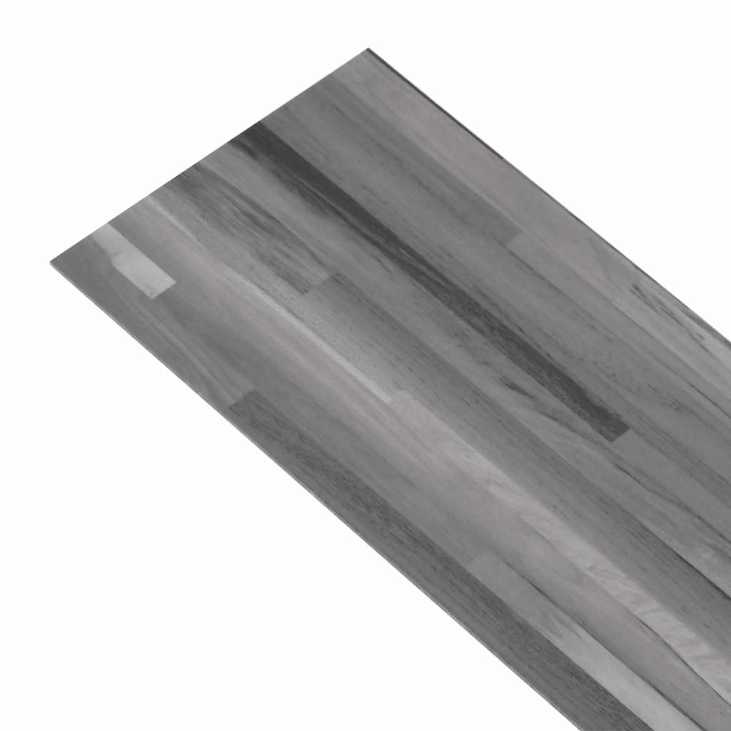 Δάπεδο Αυτοκόλλητο Ριγέ Γκρι 4,46 μ² / 3 χιλ. από PVC - Pakobazaar