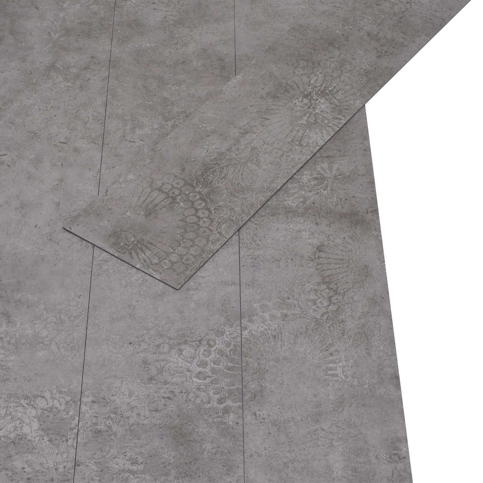 Πλάκες Δαπέδου 36 pcs Σκυρόχρωμο Γκρι 5,02 m² PVC - Pakobazaar