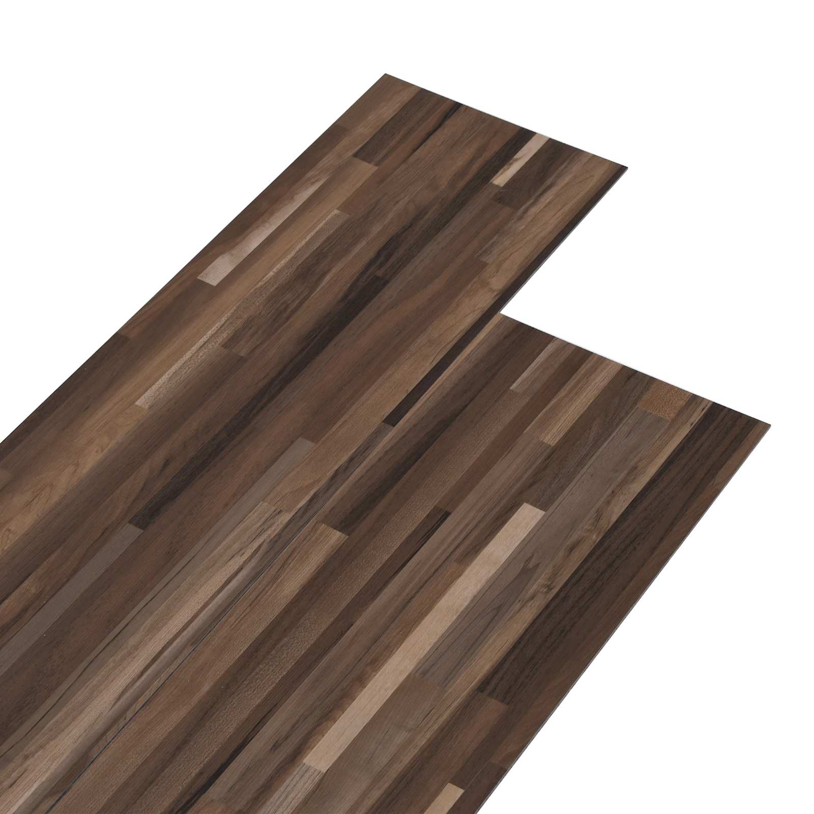 Πλάκες Δαπέδου 36 pcs Καφέ με ρίγες 5,02 m² PVC - Pakobazaar