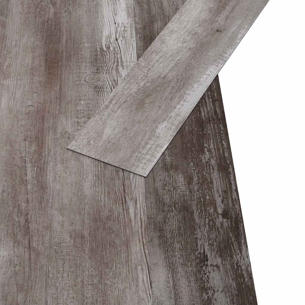 Δάπεδο Μη Αυτοκόλλητο Ματ Ξύλινο Καφέ 5,26 μ² / 2 χιλ. από PVC - Pakobazaar