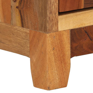 Κομοδίνο 40 x 30 x 50 εκ. από Μασίφ Ανακυκλωμένο Ξύλο - PAKOBAZAAR
