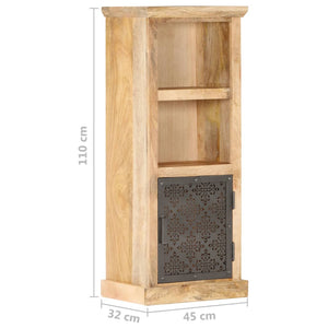 Ντουλάπι με Πόρτα 45x32x110 εκ. Μασίφ Ξύλο Μάνγκο - PAKOBAZAAR