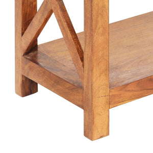 Βιβλιοθήκη 60x30x160 εκ. Μασίφ Ξύλο Ακακίας με Μελί Φινίρισμα - PAKOBAZAAR