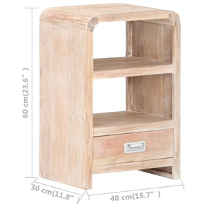 Κομοδίνο 40 x 30 x 60 εκ. από Μασίφ Ξύλο Ακακίας - PAKOBAZAAR