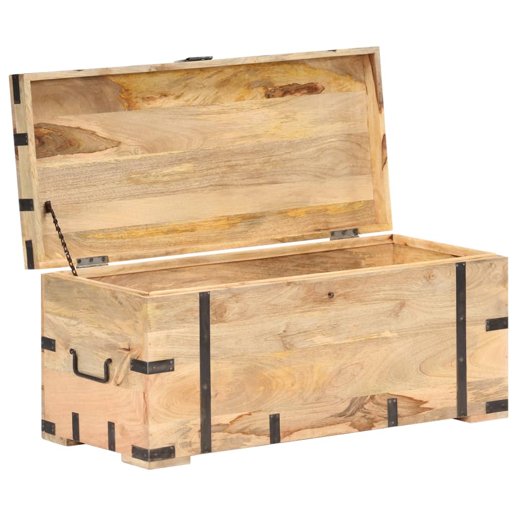 Μπαούλο 90 x 40 x 40 εκ. από Μασίφ Ξύλο Μάνγκο - PAKOBAZAAR