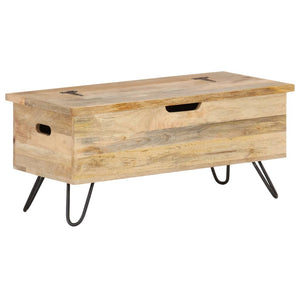 Μπαούλο 90 x 40 x 45 εκ. από Μασίφ Ξύλο Μάνγκο - PAKOBAZAAR