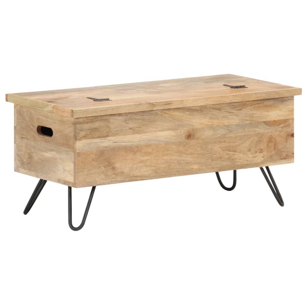 Μπαούλο 90 x 40 x 45 εκ. από Μασίφ Ξύλο Μάνγκο - PAKOBAZAAR