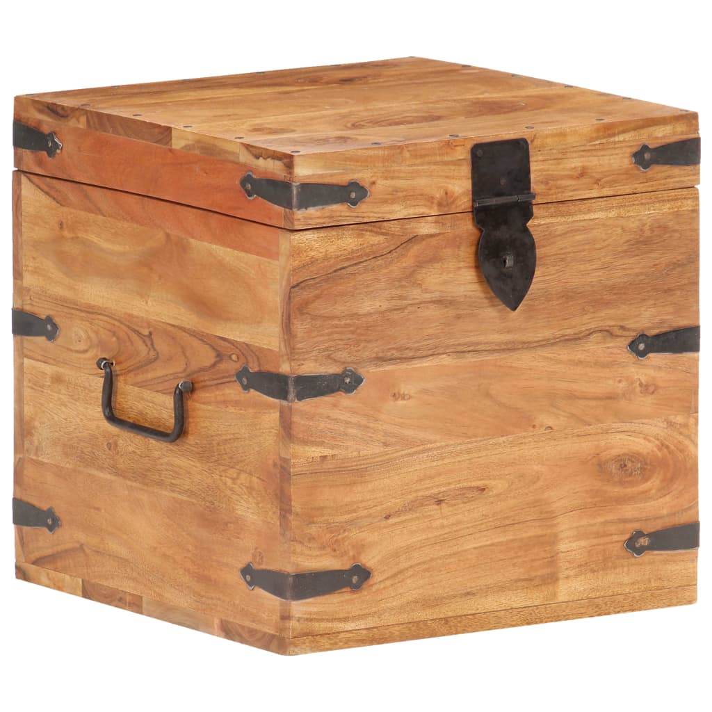 Μπαούλο 40 x 40 x 40 εκ. από Μασίφ Ξύλο Ακακίας - PAKOBAZAAR
