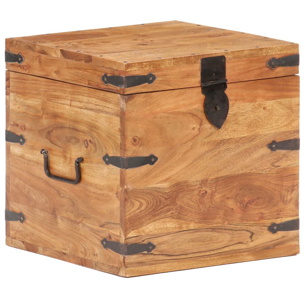 Μπαούλο 40 x 40 x 40 εκ. από Μασίφ Ξύλο Ακακίας - PAKOBAZAAR