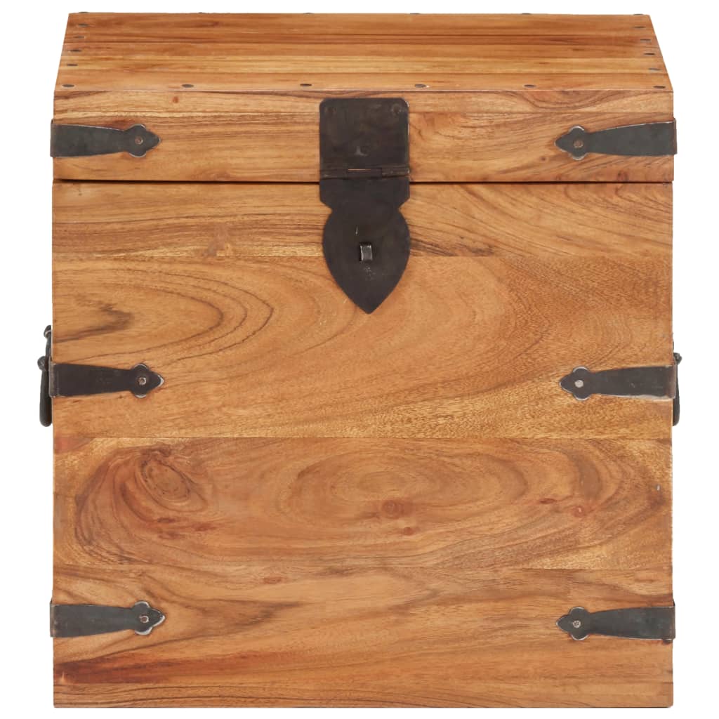 Μπαούλο 40 x 40 x 40 εκ. από Μασίφ Ξύλο Ακακίας - PAKOBAZAAR
