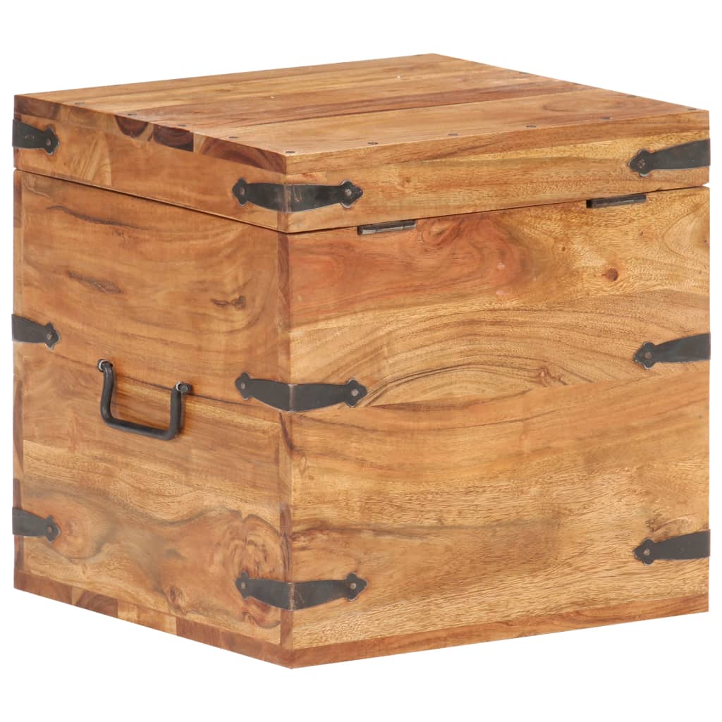 Μπαούλο 40 x 40 x 40 εκ. από Μασίφ Ξύλο Ακακίας - PAKOBAZAAR