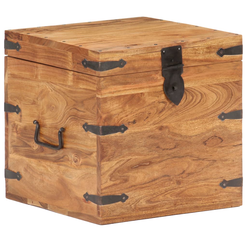 Μπαούλο 40 x 40 x 40 εκ. από Μασίφ Ξύλο Ακακίας - PAKOBAZAAR