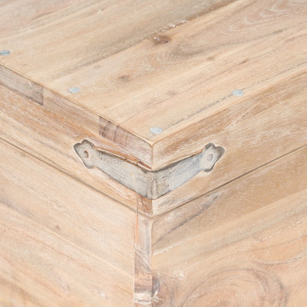 Μπαούλο 40 x 40 x 40 εκ. από Μασίφ Ξύλο Ακακίας - PAKOBAZAAR