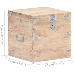 Μπαούλο 40 x 40 x 40 εκ. από Μασίφ Ξύλο Ακακίας - PAKOBAZAAR