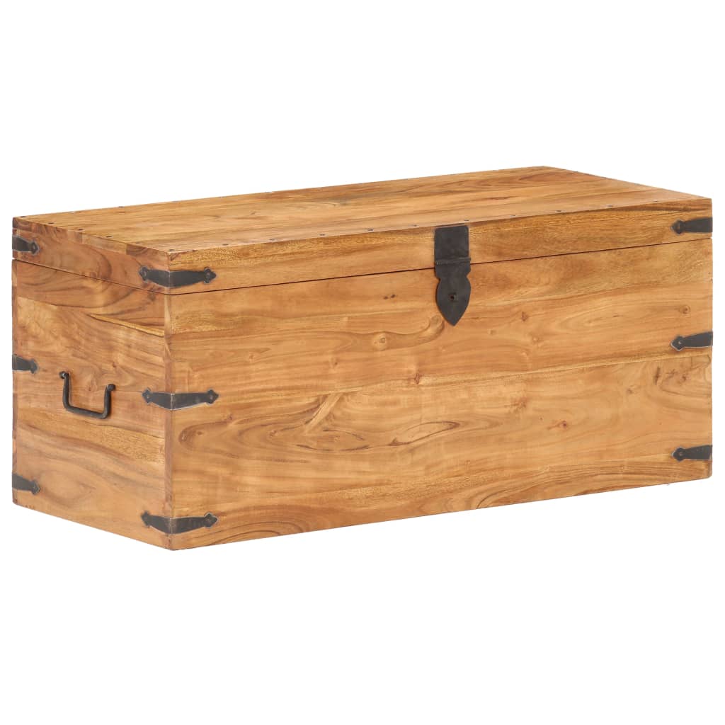 Μπαούλο 90 x 40 x 40 εκ. από Μασίφ Ξύλο Ακακίας - PAKOBAZAAR
