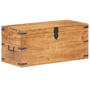 Μπαούλο 90 x 40 x 40 εκ. από Μασίφ Ξύλο Ακακίας - PAKOBAZAAR