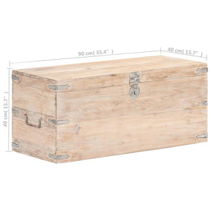 Μπαούλο 90 x 40 x 40 εκ. από Μασίφ Ξύλο Ακακίας - PAKOBAZAAR