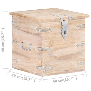Μπαούλο 40 x 40 x 40 εκ. από Μασίφ Ξύλο Ακακίας - PAKOBAZAAR