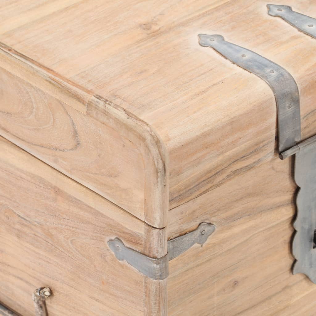 Μπαούλο 40 x 40 x 40 εκ. από Μασίφ Ξύλο Ακακίας - PAKOBAZAAR