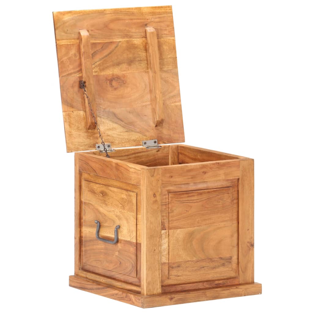 Μπαούλο 40 x 40 x 40 εκ. από Μασίφ Ξύλο Ακακίας - PAKOBAZAAR