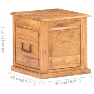 Μπαούλο 40 x 40 x 40 εκ. από Μασίφ Ξύλο Ακακίας - PAKOBAZAAR