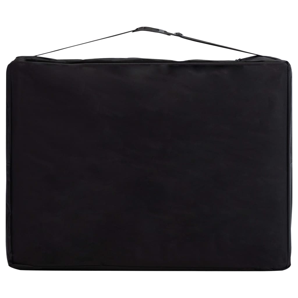 Κρεβάτι Μασάζ Πτυσσόμενο 3 Θέσεων Ροζ Αλουμινένιο - Pakobazaar