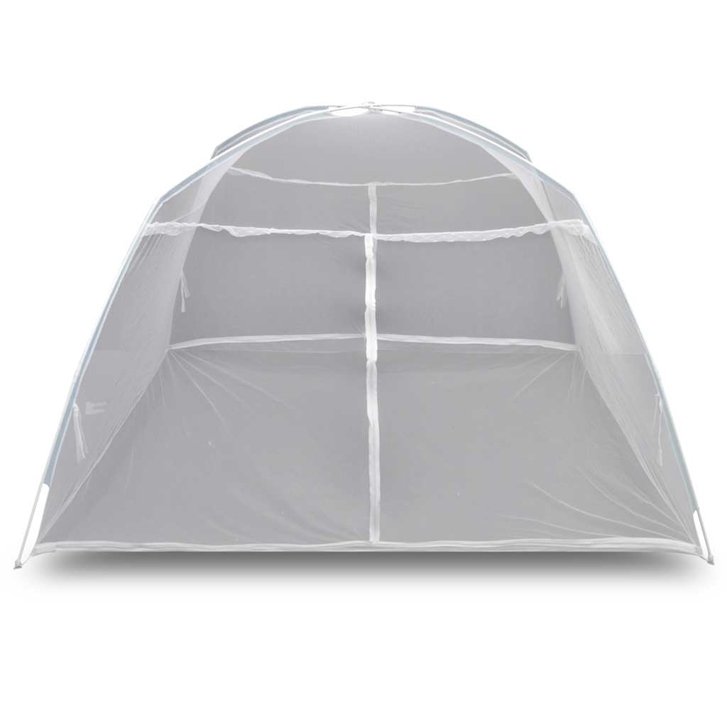 Σκηνή Κάμπινγκ Λευκή 200 x 120 x 130 εκ. από Fiberglass - PAKOBAZAAR