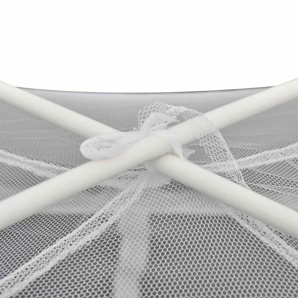 Σκηνή Κάμπινγκ Λευκή 200 x 120 x 130 εκ. από Fiberglass - PAKOBAZAAR