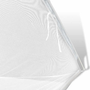 Σκηνή Κάμπινγκ Λευκή 200 x 120 x 130 εκ. από Fiberglass - PAKOBAZAAR