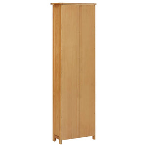 Βιβλιοθήκη 52 x 22,5 x 170 εκ. από Μασίφ Ξύλο Δρυός