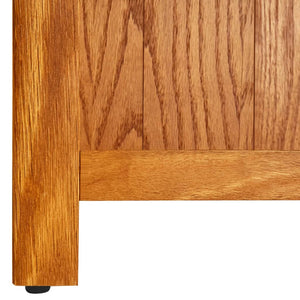 Βιβλιοθήκη 45 x 22,5 x 82 εκ. από Μασίφ Ξύλο Δρυός - Pakobazaar