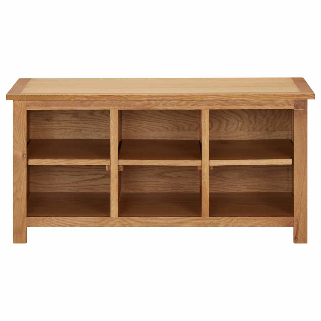 Παπουτσοθήκη 90 x 37 x 45 εκ. από Μασίφ Ξύλο Δρυός - PAKOBAZAAR