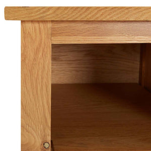 Παπουτσοθήκη 120 x 37 x 45 εκ. από Μασίφ Ξύλο Δρυός