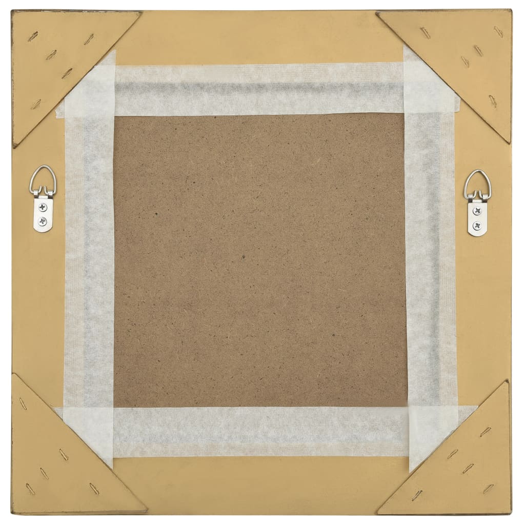 Καθρέφτης Τοίχου με Μπαρόκ Στιλ Χρυσός 40 x 40 εκ.