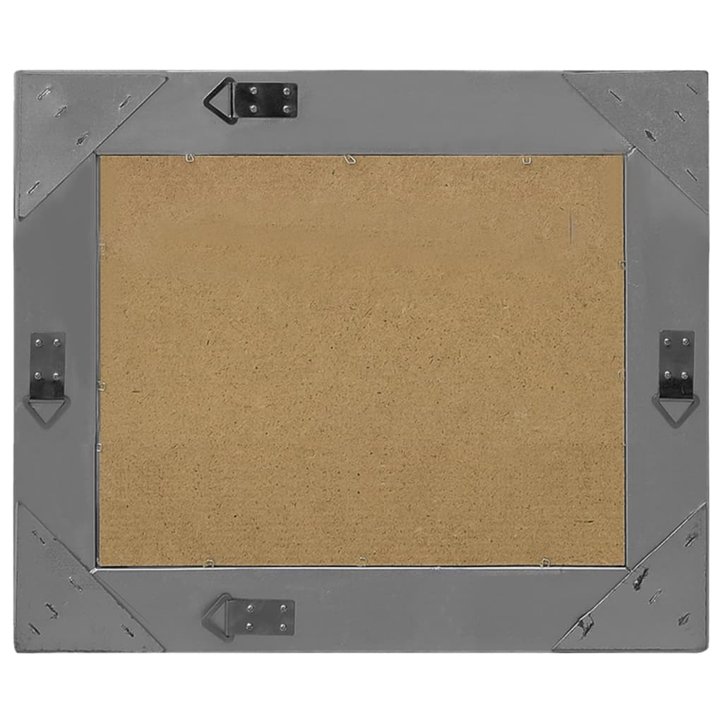 Καθρέφτης Τοίχου με Μπαρόκ Στιλ Μαύρος 50 x 40 εκ.