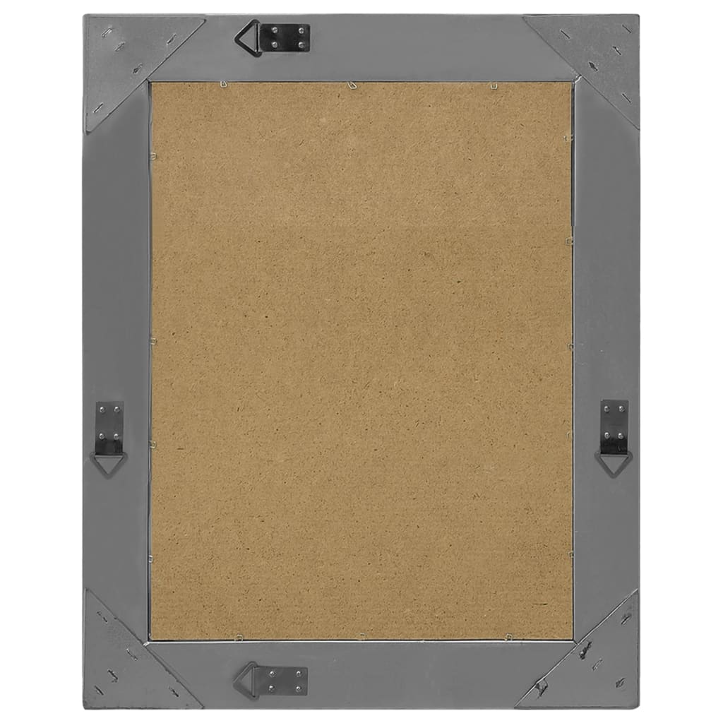 Καθρέφτης Τοίχου με Μπαρόκ Στιλ Μαύρος 50 x 60 εκ. - Pakobazaar