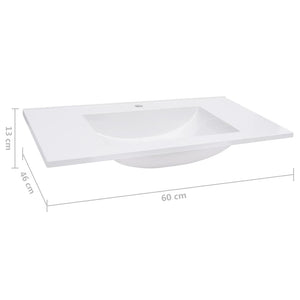 Νιπτήρας Ένθετος Λευκός 600 x 460 x 130 χιλ. από SMC