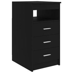Γραφείο Μαύρο 140 x 50 x 76 εκ. από Επεξ. Ξύλο - PAKOBAZAAR