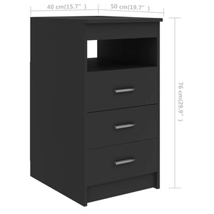 Γραφείο Γκρι 140 x 50 x 76 εκ. από Επεξ. Ξύλο