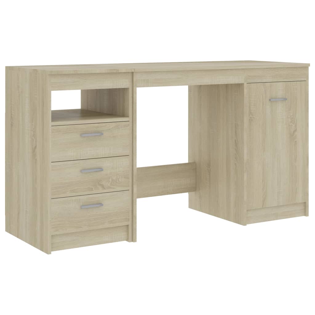 Γραφείο Χρώμα Sonoma Δρυς 140 x 50 x 76 εκ. από Επεξ. Ξύλο - Pakobazaar