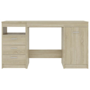 Γραφείο Χρώμα Sonoma Δρυς 140 x 50 x 76 εκ. από Επεξ. Ξύλο - Pakobazaar