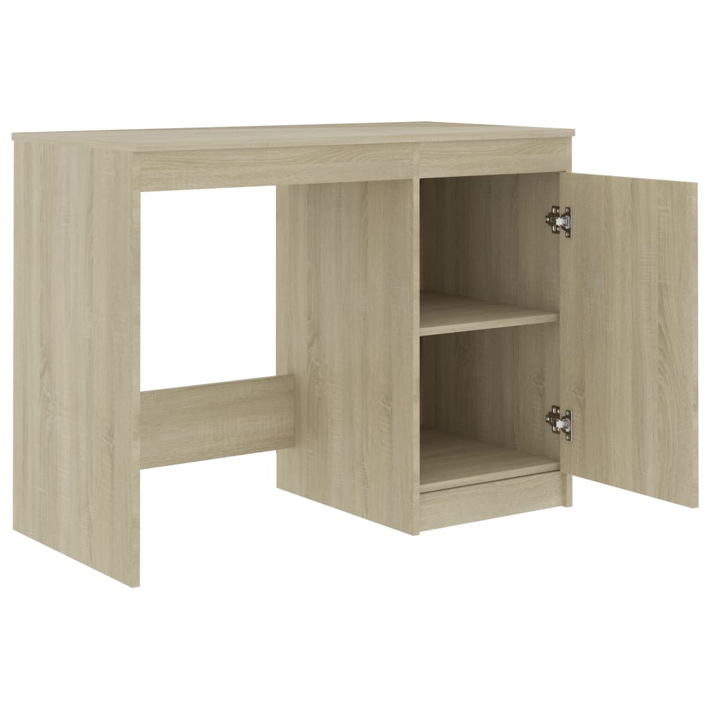 Γραφείο Χρώμα Sonoma Δρυς 140 x 50 x 76 εκ. από Επεξ. Ξύλο - Pakobazaar