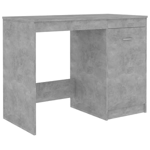 Γραφείο Γκρι Σκυροδέματος 140 x 50 x 76 εκ. από Επεξ. Ξύλο - PAKOBAZAAR