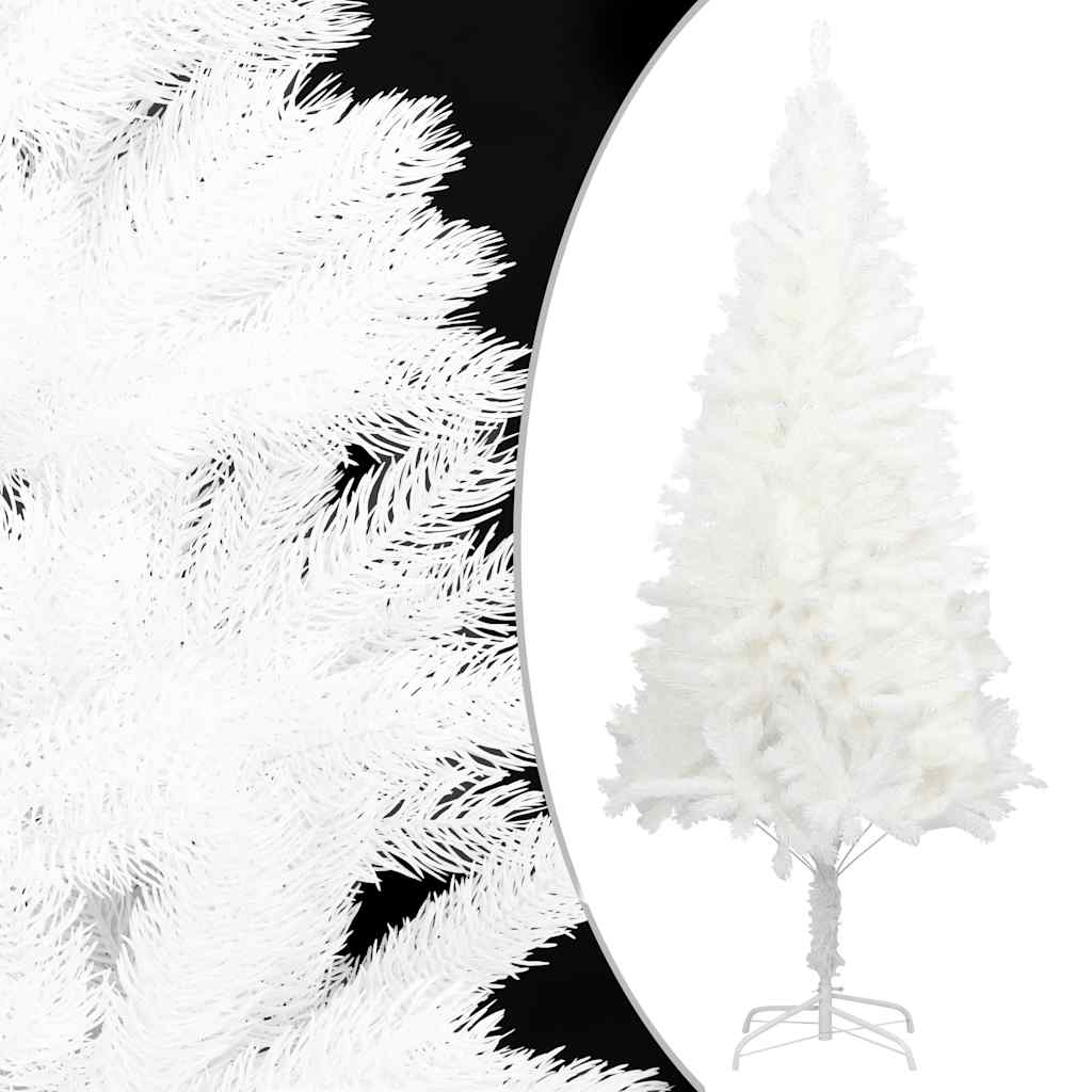 Χριστουγεννιάτικο Δέντρο Τεχνητό Αληθοφανής Βελόνες Άσπρο 180εκ