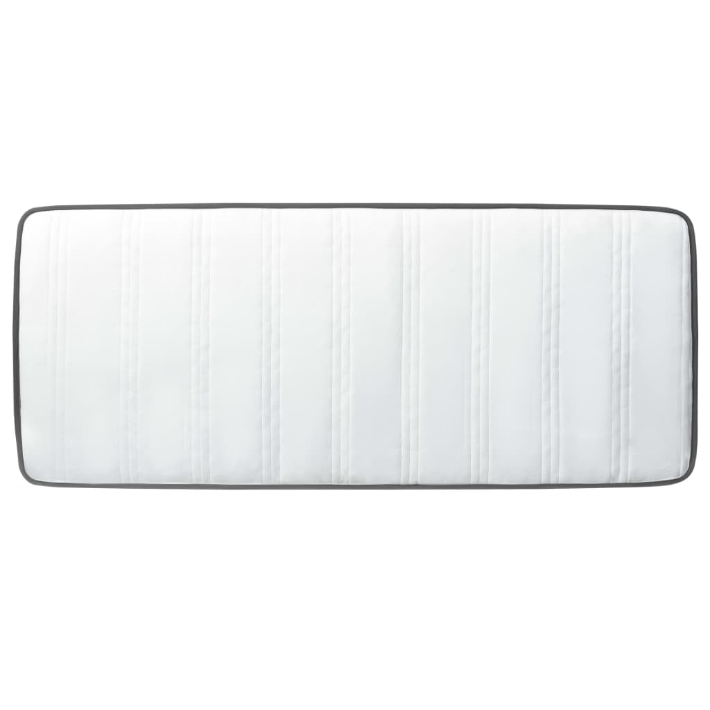 Κρεβάτι Boxspring Σκούρο Γκρι 90 x 200 εκ. Υφασμάτινο - Pakobazaar